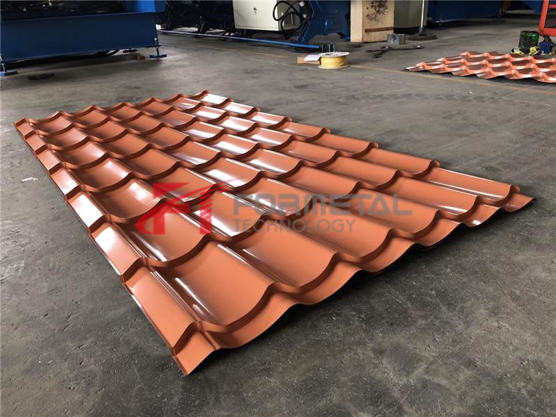 Step Tile Roll Forming Machine is Ready for Shipment