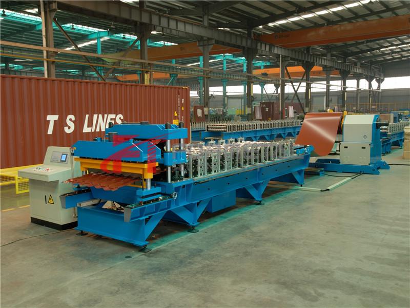 Glazed Roof Tile Roll Forming Machine